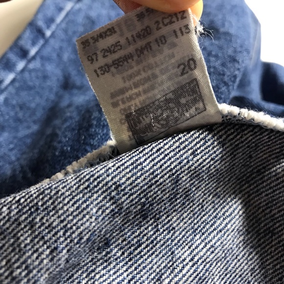 Women’s Vintage Riders By Lee Tapered Jeans Medium Wash Size 18 Union Made Pants - Picture 5 of 9